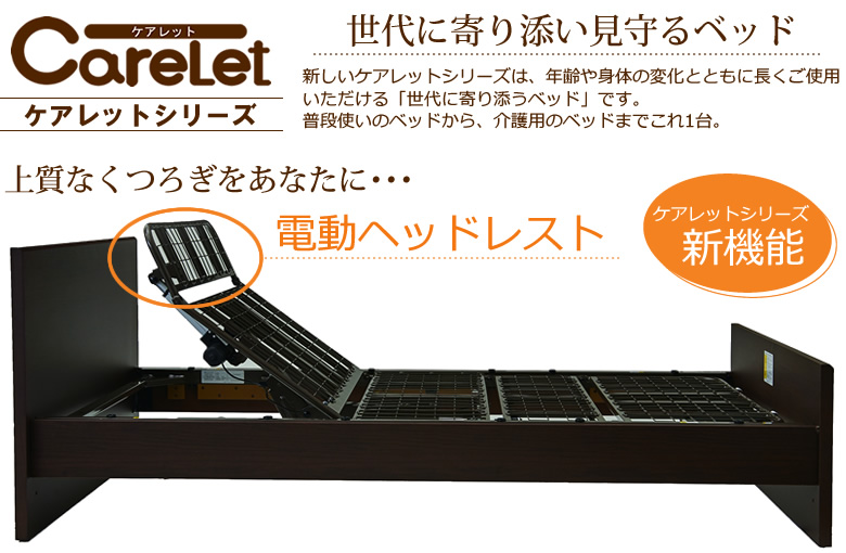 新しくなったケアレットシリーズの新機能