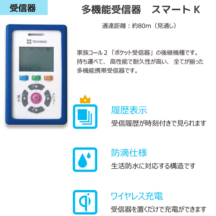 家族コール3A スマート 床センサー テクノスジャパン HKSM-3A 商品詳細