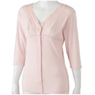 ソフトカップ付き ワンタッチ 7分袖シャツ 婦人<!-- 株式会社ケアファッション --><!-- 244721 -->