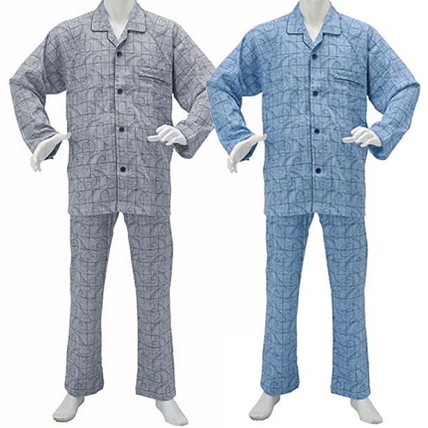 No.805 紳士楽らくパジャマ ペーズリー柄