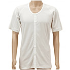 ひば前開き５分袖（ラグラン袖）（フライス） 神戸生絲 HV202