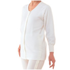 キルト前開き長袖スリーマー(ラグラン袖・ホック付) 神戸生絲 BM2F