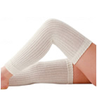 ゆったり編んだシルク混サポーター ひざ用ロング 2枚組 セルヴァン 001090601