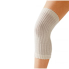 ゆったり編んだシルク混サポーター ひざ用 2枚組 セルヴァン 001090701