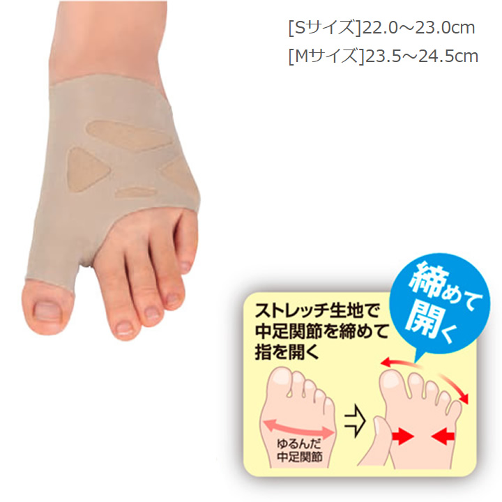 AP-434177__AP-434153__AP-434146__AP-434160お医者さんの外反拇趾サポーター ピタ肌 右足用/左足用