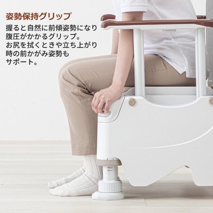 532-956__532-957ポータブルトイレFX-30 らくゾウくん