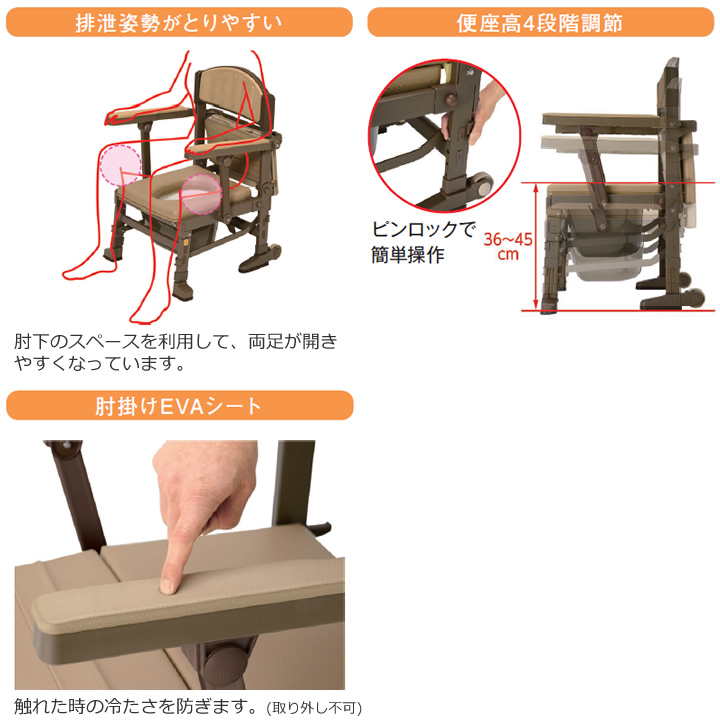 8082たため~るA 肘掛けはね上げ袋タイプ
