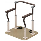 スムーディ Pトイレ用 両手すり パナソニックエイジフリー XPN-L80840