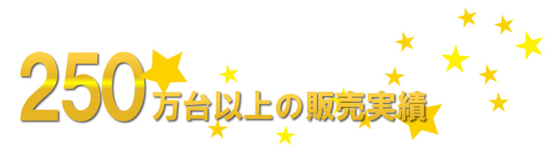 世界で２５０万台以上