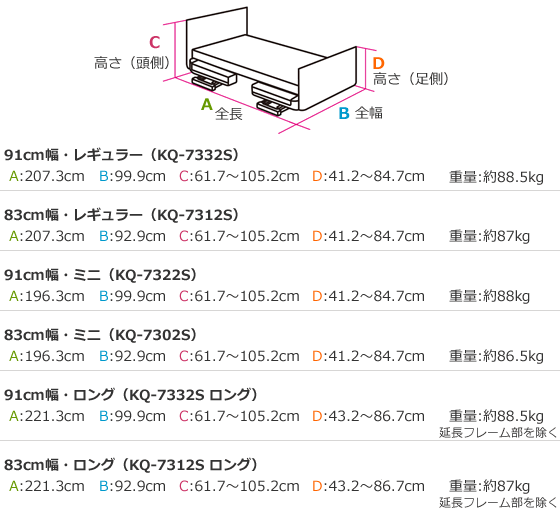 楽匠Z・3モーション・木製ボード・スマートハンドル付寸法図