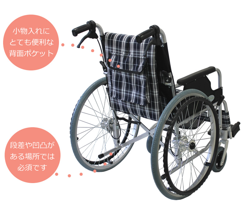 cuky-870 背面ポケット・ティッピングレバー