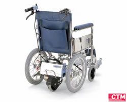 介護ベッドのカスタマーネット｜電動補助ユニット装着介助用車椅子  