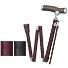 やわらかグリップステッキ 折畳 フジホーム WB5317 WB5319