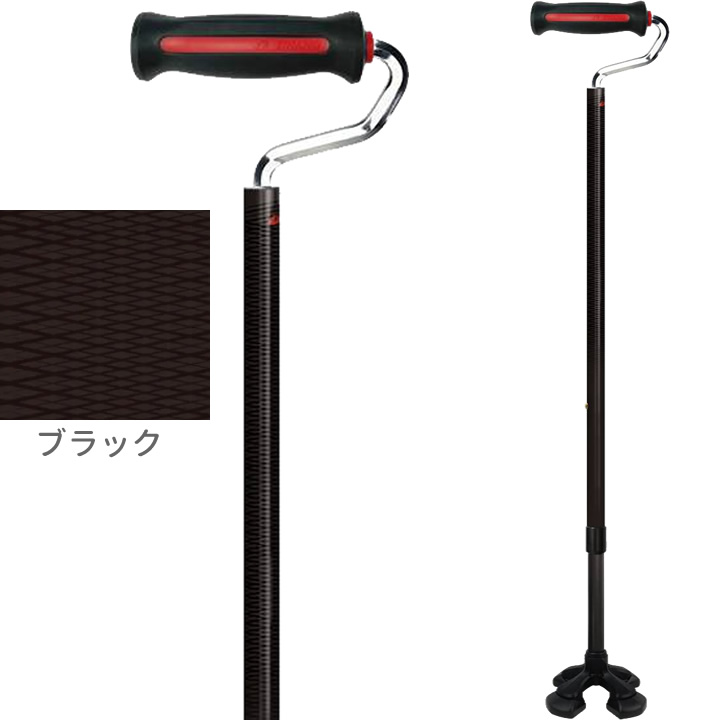 605502__605501__605500やわらGELグリップ4点杖 TYPE-U
