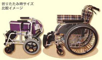 KA6 カワムラサイクル 簡易車椅子、旅行用車椅子「旅ぐるま」 商品詳細 