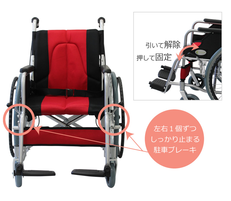 cuky-870 しっかり固定の駐車ブレーキ