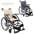 ＷＡＶＩＴ ウェイビット 自走兼介助用 エアタイヤ(軽量) カワムラサイクル WA22-40A WA22-42A